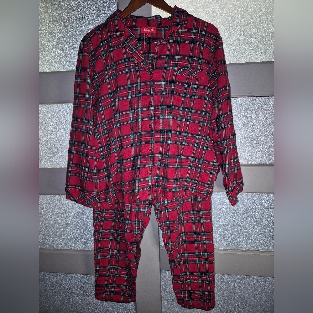 Family Pajamas Red and Black Plaid Pajama Set